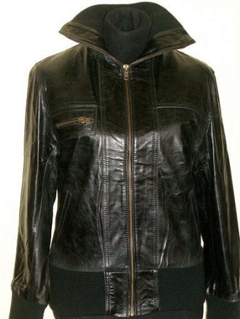 CAMPERA COMBINADA COLOR NEGRA AD10 